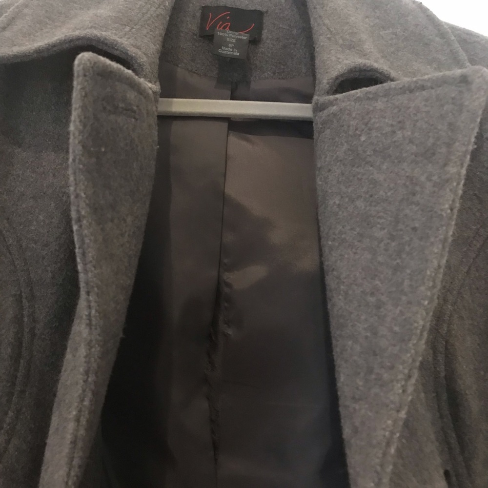 Grey Wool Coat - Picture 4 of 8